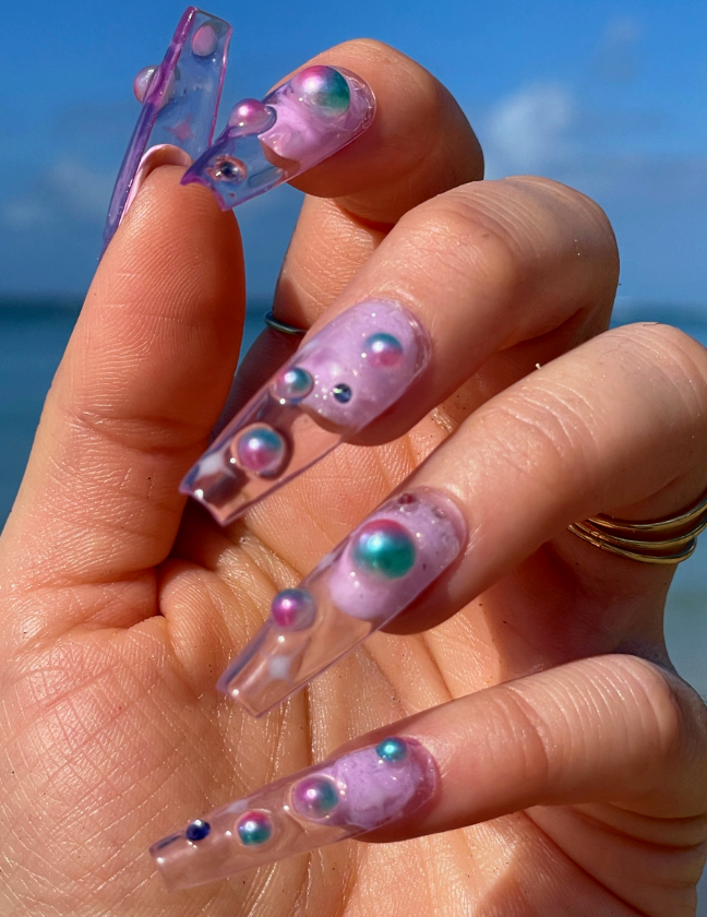 Burbujas de Sirena Nails