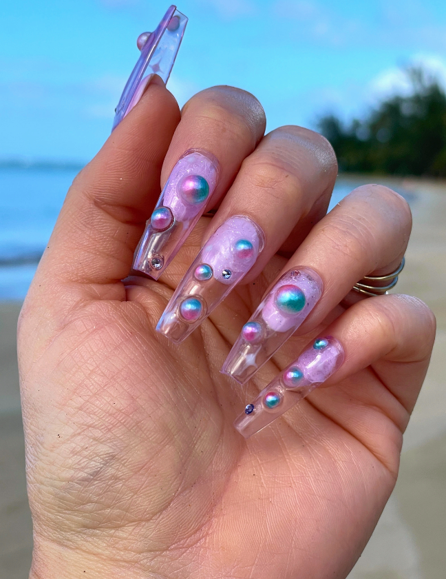 Burbujas de Sirena Nails