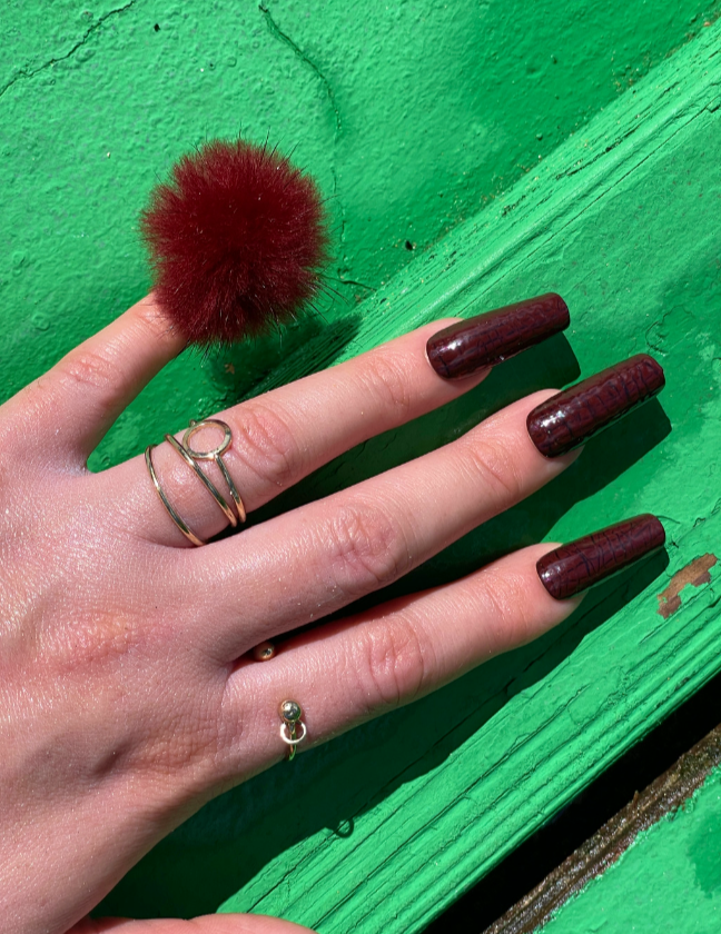 Red, Red, Wine Nails