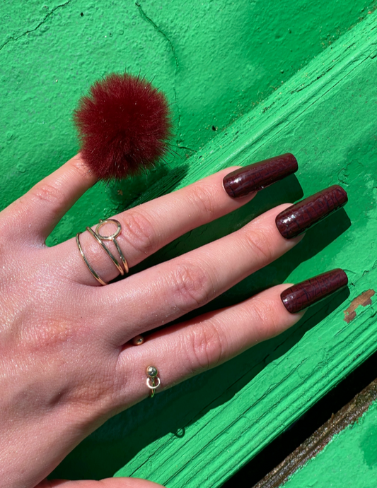 Red, Red, Wine Nails