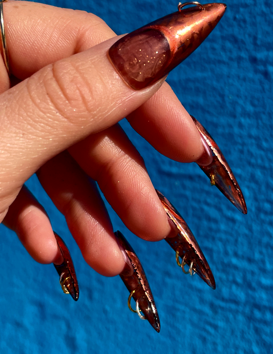Bronze Rings Nails