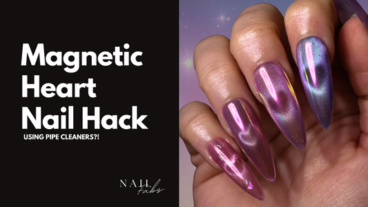 Magnetic Heart Nail Hack: Using Pipecleaners.