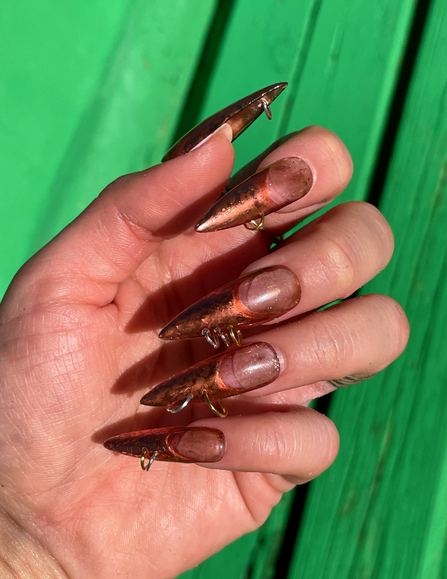 Bronze Rings Nails